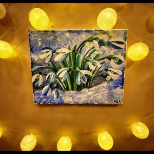 Homemade Flowers Painting